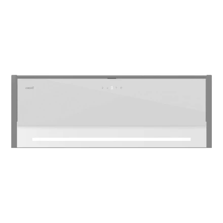 Gartraukis CATA | Hood | RENOVA PURE AIR MNV90 GWH | Canopy | Plotis 90 cm | Mechanical control | LED | Nerūdijantis plienas