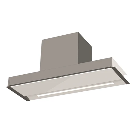 Gartraukis CATA | Hood | RENOVA PURE AIR MNV90 GWH | Canopy | Plotis 90 cm | Mechanical control | LED | Nerūdijantis plienas