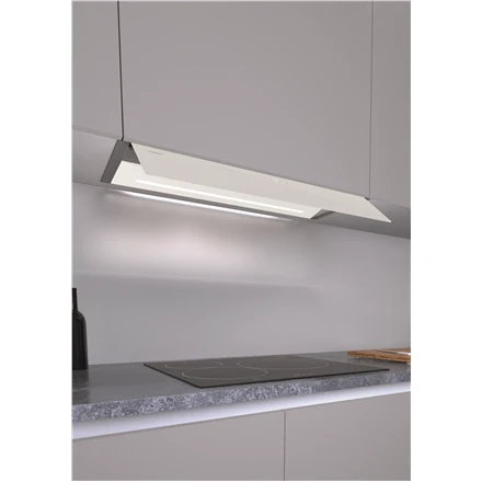 Gartraukis CATA | Hood | RENOVA PURE AIR MNV90 GWH | Canopy | Plotis 90 cm | Mechanical control | LED | Nerūdijantis plienas