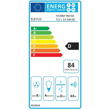 Įmontuojamas gartraukis Eleyus Storm 960 LED (TLS L 14 200 60 WH)