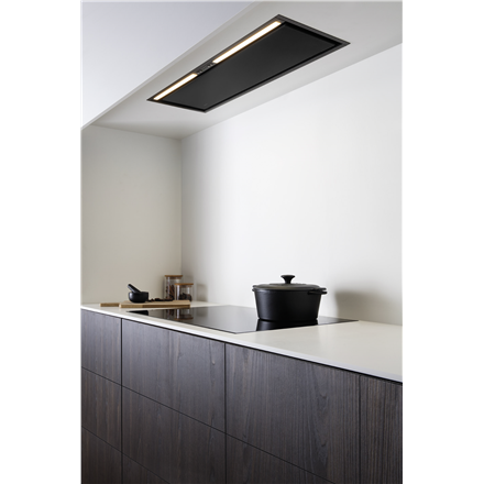 Gartraukis Novy Hood Crystal 26052 Canopy Energy efficiency class B Plotis 60 cm 600 m³/h Push buttons LED Juodas