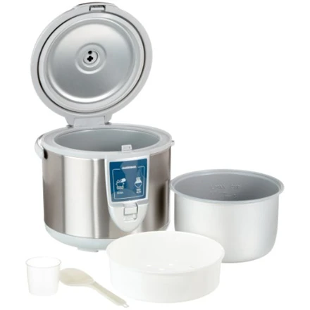 Ryžių virimo puodas Gastroback Rice cooker 42507 Inox/ Baltas, 450 W, Capacity 3 L, Number of baskets 2