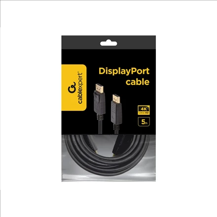 DisplayPort kabelis 5m Cablexpert pakuotėje