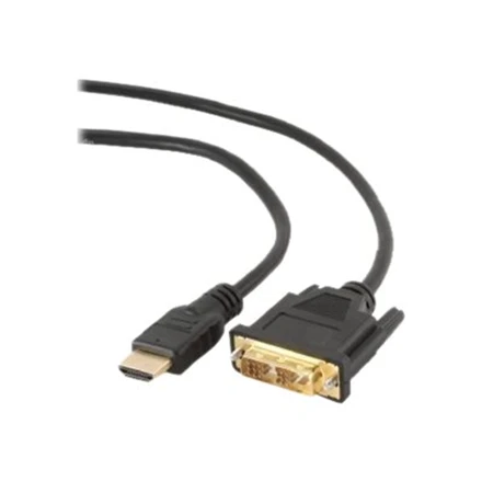 GEMBIRD CC-HDMI-DVI-10 Gembird HDMI-DVI kištukas-kištukas kabelis su auksinėmis jungtimis, 3 m, didmeninė pakuotė
