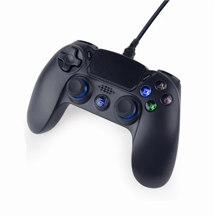 GEMBIRD Wired vibracinis žaidimų valdiklis PlayStation 4 arba PC juodas