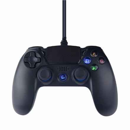 GEMBIRD Wired vibracinis žaidimų valdiklis PlayStation 4 arba PC juodas