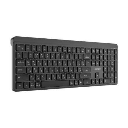 Gembird Dual-mode pro-business slim Belaidė klaviatūra, 2.4G+BT, Cyrillic išdėstymas