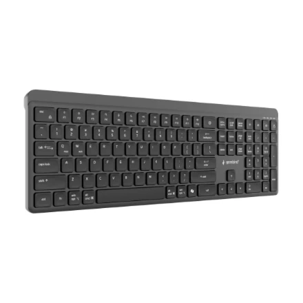 Gembird Dual-mode pro-business slim Belaidė klaviatūra, 2.4G+BT, US išdėstymas