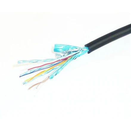 HDMI į DVI kabelis, nupjautas galas su vidine konstrukcija