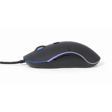 GEMBIRD Illuminated large size pelė su laidu USB juodas