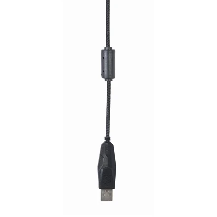 GEMBIRD Illuminated large size pelė su laidu USB juodas
