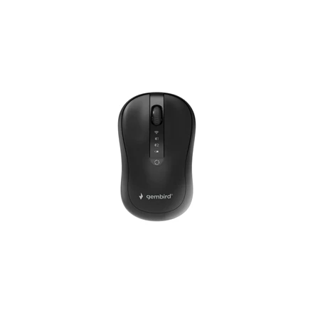 Gembird MUSW2-4B-01 Dual-mode belaidė pelė (2.4G + BT), 1600 DPI, 4-button, juodas