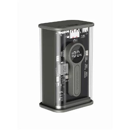 Gembird | Skaidrus QC3.0 greito įkrovimo maitinimo blokas | PB09-TQC3-01 | 9000 mAh | Juodas