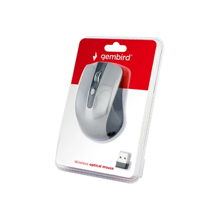 Gembird | Pelė | MUSW-4B-04-BG | Standard | Wireless | Juodas/ Kosminė pilka