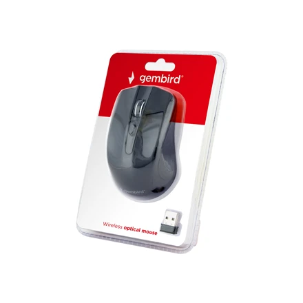 Gembird | Pelė | MUSW-4B-04 | Standard | Wireless | Juodas