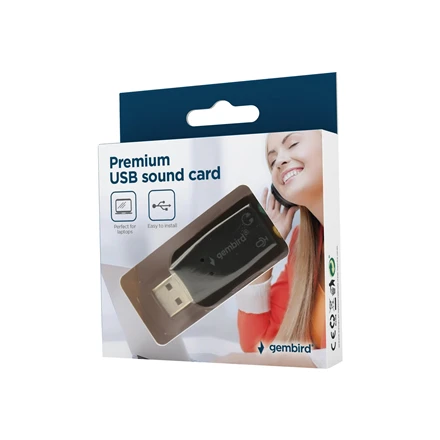 GEMBIRD SC-USB2.0-01 Gembird Premium USB garso plokštė, Virtus Plus