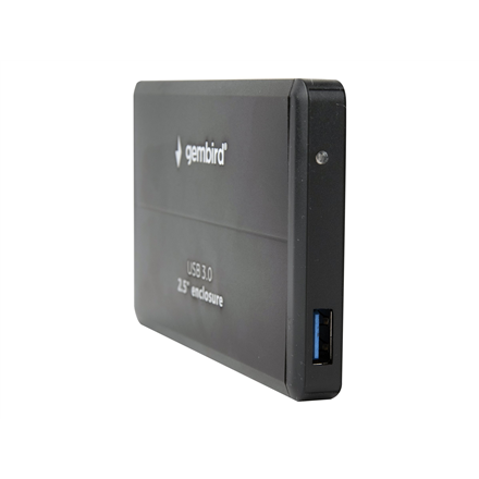 GEMBIRD EE2-U3S-2 HDD/SSD enclosure for 2.5 SATA - USB 3.0 Aliuminio Juodas