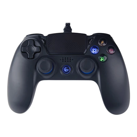 GEMBIRD Wired vibracinis žaidimų valdiklis PlayStation 4 arba PC juodas