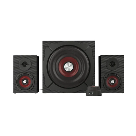 Kompiuterio kolonėlės GENESIS Helium 610BT Computer Speakers, Wired, Bluetooth, Juodas | Genesis | Helium 610BT | Bluetooth | Raudona/Juodas
