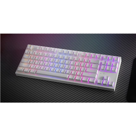 Genesis | THOR 404 TKL | Mechaninė klaviatūra žaidimams | su laidu | US | Gateron Geltona Pro | Baltas | RGB
