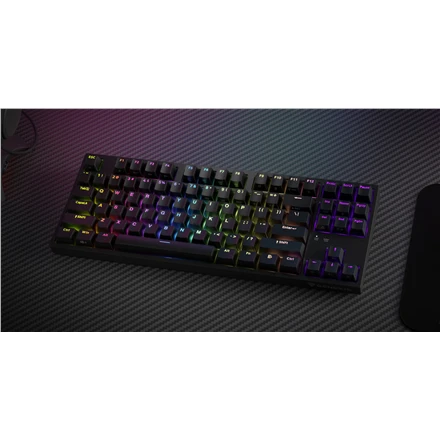Genesis | THOR 404 TKL | Mechaninė klaviatūra žaidimams | su laidu | US | Gateron Geltona Pro | Juodas | RGB