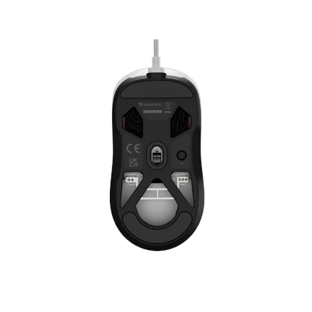Genesis | Pelė žaidimams | Krypton 660 | su laidu | USB Type-A | Baltas