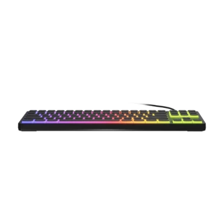 Klaviatūra žaidimams Genesis Thor 430 TKL Outemu Silent Rožinė su laidu mechaninė su pašvietimu juoda Hot-Swap Slim