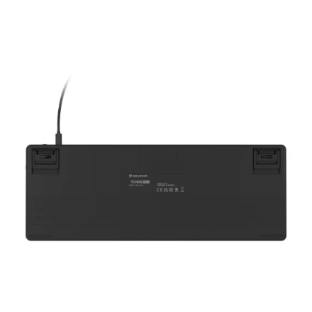 Klaviatūra žaidimams Genesis Thor 430 TKL Outemu Silent Rožinė su laidu mechaninė su pašvietimu juoda Hot-Swap Slim