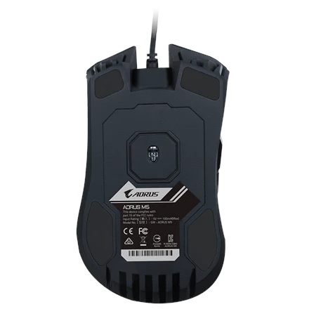 Gigabyte Pelė žaidimams AORUS M5, Juodas