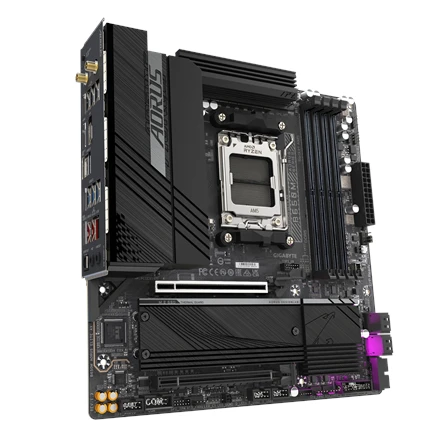 Pagrindinė plokštė GIGABYTE B650 GAMING X AX AM5 4xDDR5 4xSATA 3xM.2 1xHDMI 1xDP