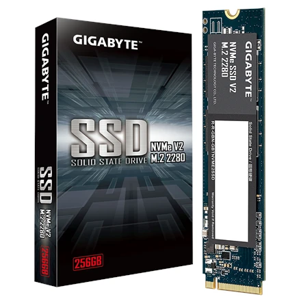 GIGABYTE NVMe SSD V2 256GB - PCIe 3.0 x4, NVMe 1.4, M.2 2280