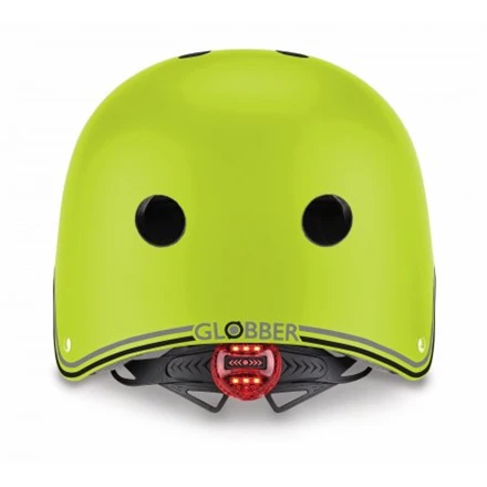 GLOBBER šalmas Go Up Lights, XXS/XS (45-51cm), laimo žalia