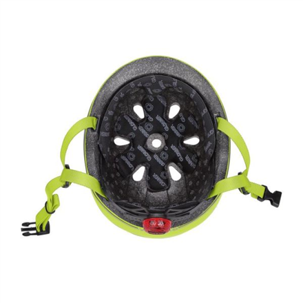GLOBBER šalmas Primo Lights, XS/S (48-53cm), žalias