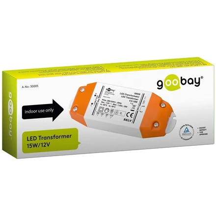 Goobay 30005 LED transformatorius 15 W, 12 V