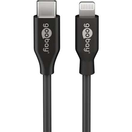 Goobay 39447 Lightning – USB-C™ USB įkrovimo ir sinchronizavimo kabelis | Goobay | USB-C prie „Lightning Apple Lightnin“ (8 kontaktų) | USB C