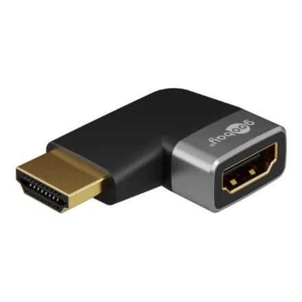 Goobay HDMI kampinis adapteris 90 laipsnių