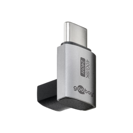 „Goobay“ USB-C adapteris, vertikalus 90° trumpas, USB4 | 74444