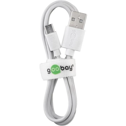 Goobay 77527 Micro USB greito įkrovimo ir sinchronizavimo laidas, 1m