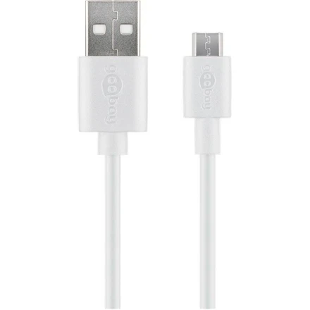 Goobay 77527 Micro USB greito įkrovimo ir sinchronizavimo laidas, 1m