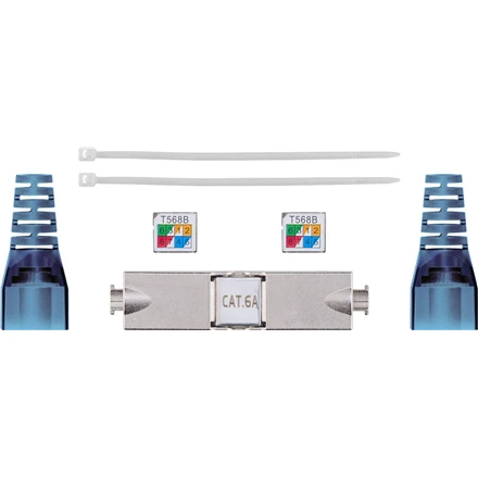 Inline Goobay 79579 µslim¶ kabelio jungtis be įrankių CAT 6A
