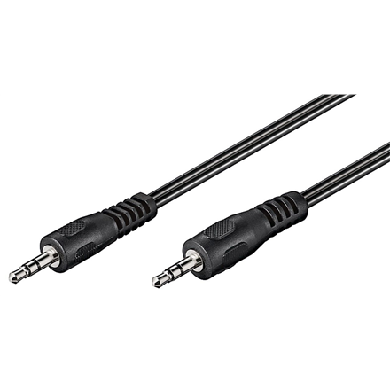 Goobay | AUX garso jungties kabelis | 50449 | 3,5 mm vyriškas (3 kontaktų, stereo) | 3,5 mm vyriškas (3 kontaktų, stereofoninis)