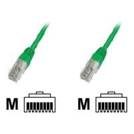 Goobay | CAT 5e jungiamasis kabelis, U/UTP | 68338 | Žalias RJ45 kištukas (8P8C) | RJ45 kištukas (8P8C)