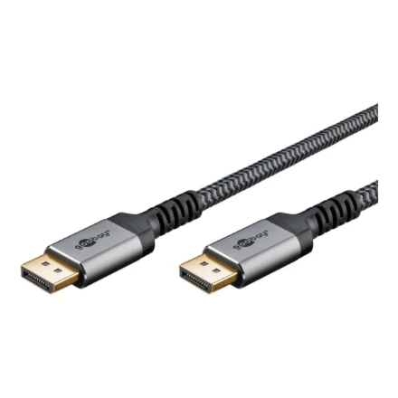 Goobay DisplayPort kabelis su tekstiline pynute