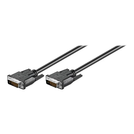 „Goobay“ | DVI-D „FullHD“ kabelis „Dual Link“, nikeliuotas | DVI-D kištukas „Dual-Link“ (24+1 kontaktas) | DVI-D kištukas „Dual-Link“ (24+1 kontaktas) | DVI į DVI | 1,8 m