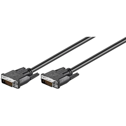 DVI-D 24+1 kabelis su dviem kištukais 1,8 m