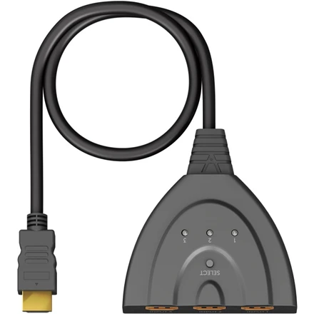 Goobay 3 į 1 HDMI jungiklis su laidu