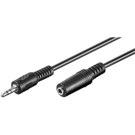 AUX prailginimo laidas 3,5 mm vyriškas į moterišką
