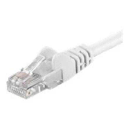Goobay Komutacinis kabelis | 68633 CAT 6 U/UTP | PVC | Kabelio ilgis: 1 m | Baltas