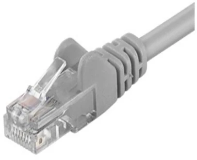„Goobay“ | CAT 6 jungiamasis kabelis, U/UTP | Pilkas RJ45 kištukas (8P8C) | RJ45 kištukas (8P8C)