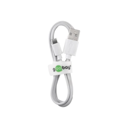 „Goobay“ USB-C įkrovimo ir sinchronizavimo laidas (USB-A > USB-C) 1 m